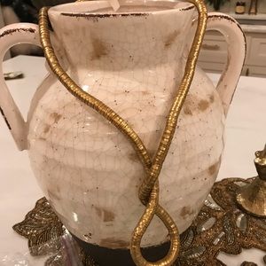 “In Things” Gold cable necklace